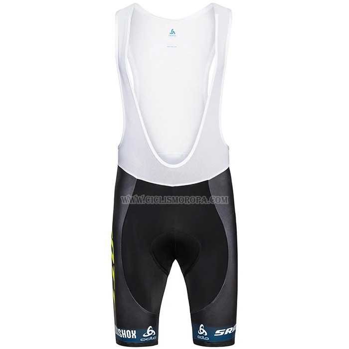 2023 Ropa Ciclismo Scott Sram Negro Mangas Cortas y Culotte Corto